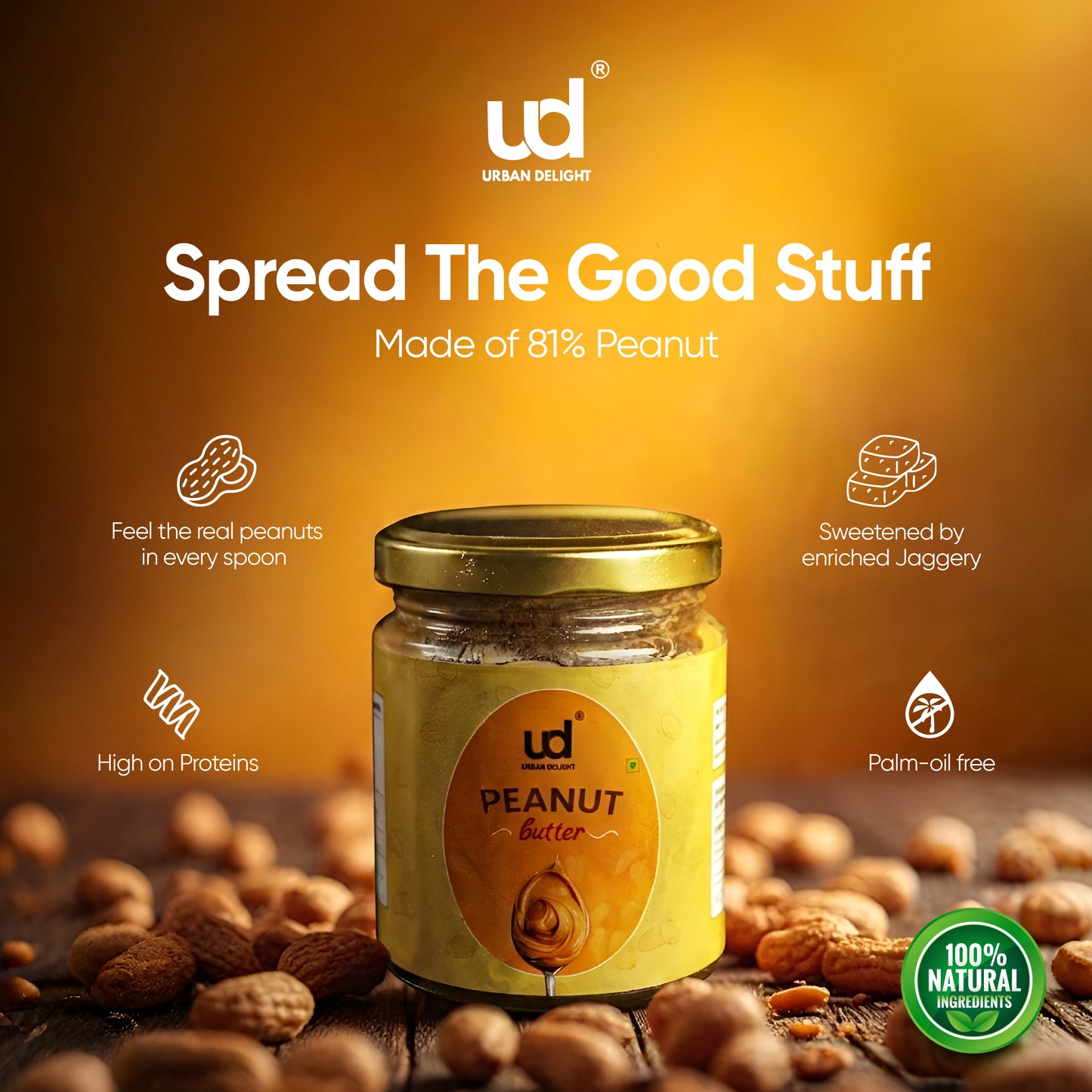 Whole Peanut Butter 200g