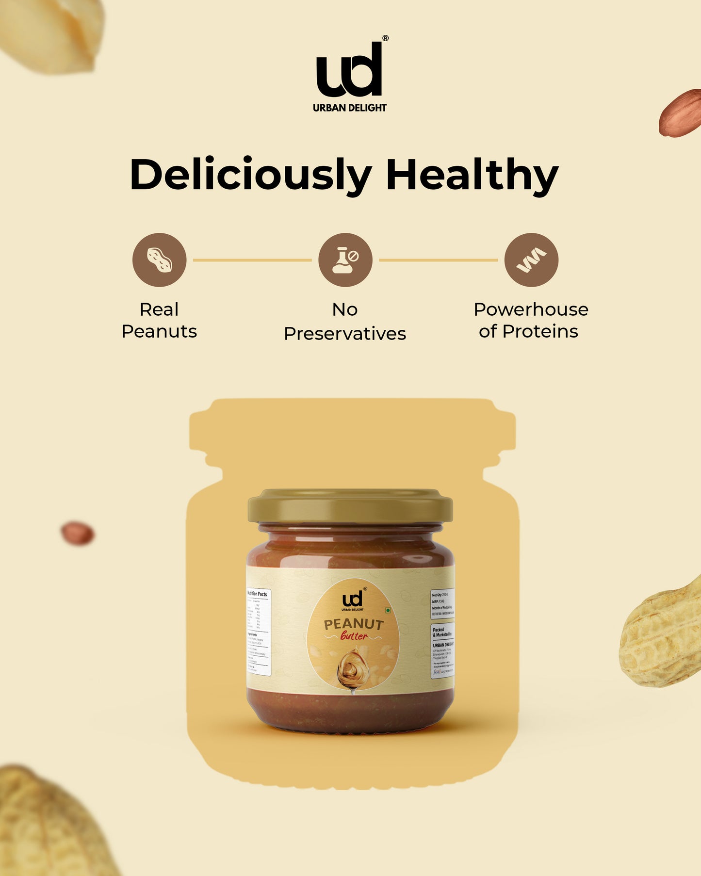 Whole Peanut Butter 200g