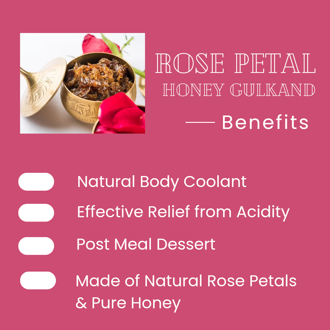 Rose Petal Honey Gulkand 250g